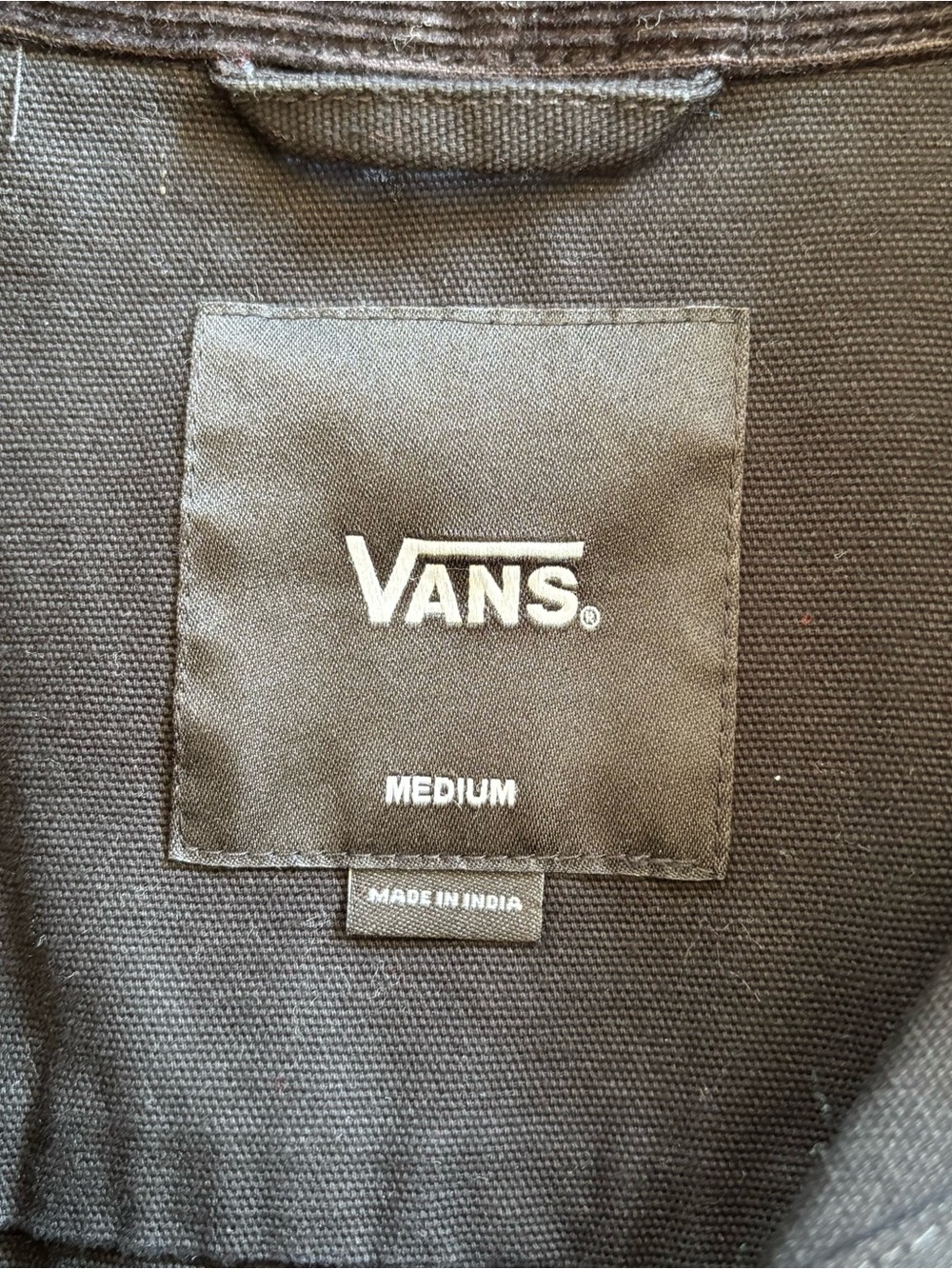 Vans Mens Casual Sports Black Jacket - Picture 5 of 5